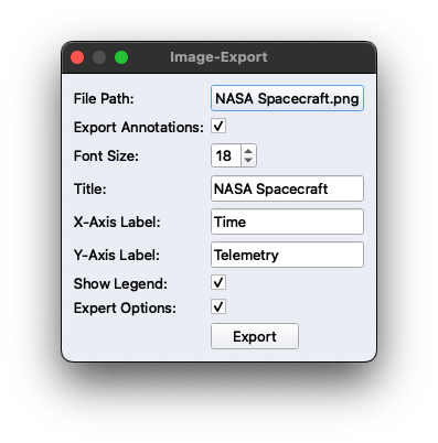 Time Series Image Export