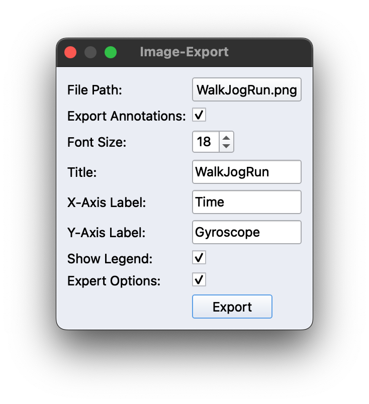 Time Series Image Export