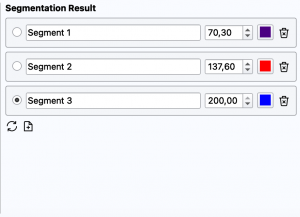 Time Series Segmentation Result