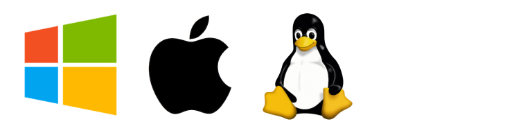 Microsoft Windows, Apple macOS, and Linux